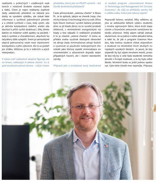 "Zelená chemie" je způsob, jakým se chemik dívá na svět