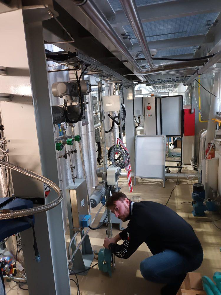 Odběr vzorků superkritického CO2